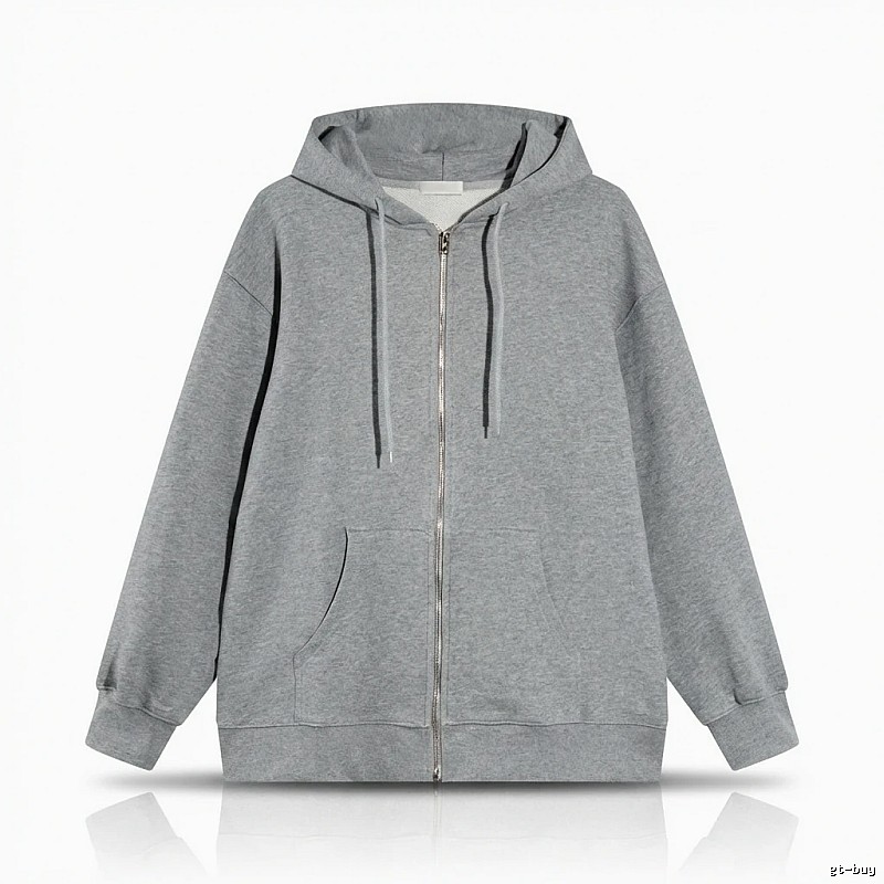 Other simple style hooded gray sweatshirt