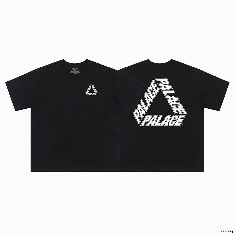 Palace Classic Triangular Street Style Black T-Shirt