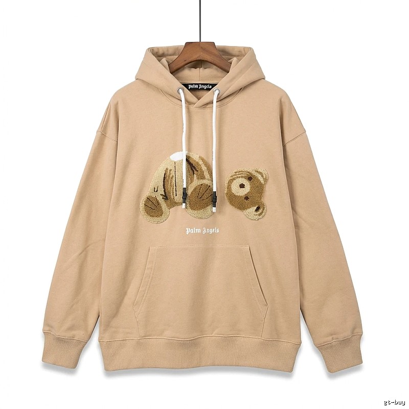 Palm Angels Bear Series Khaki Sweatshirt