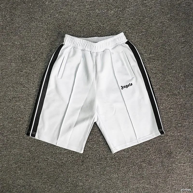 Palm Angels Casual Track shorts Black Side Stripe for Streetwear Looks