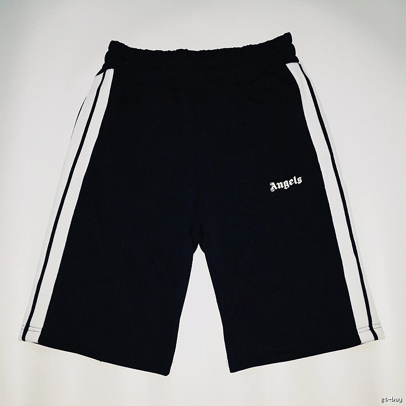Palm Angels Classic Track shorts Black Side Stripe for Daily Styling