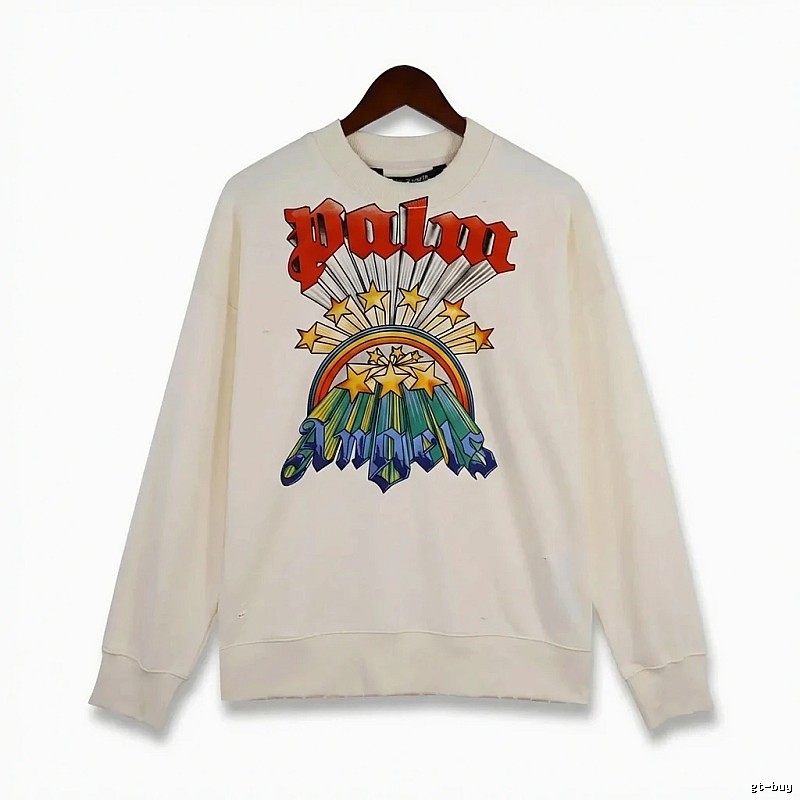 Palm Angels Rainbow Print Sweatshirt