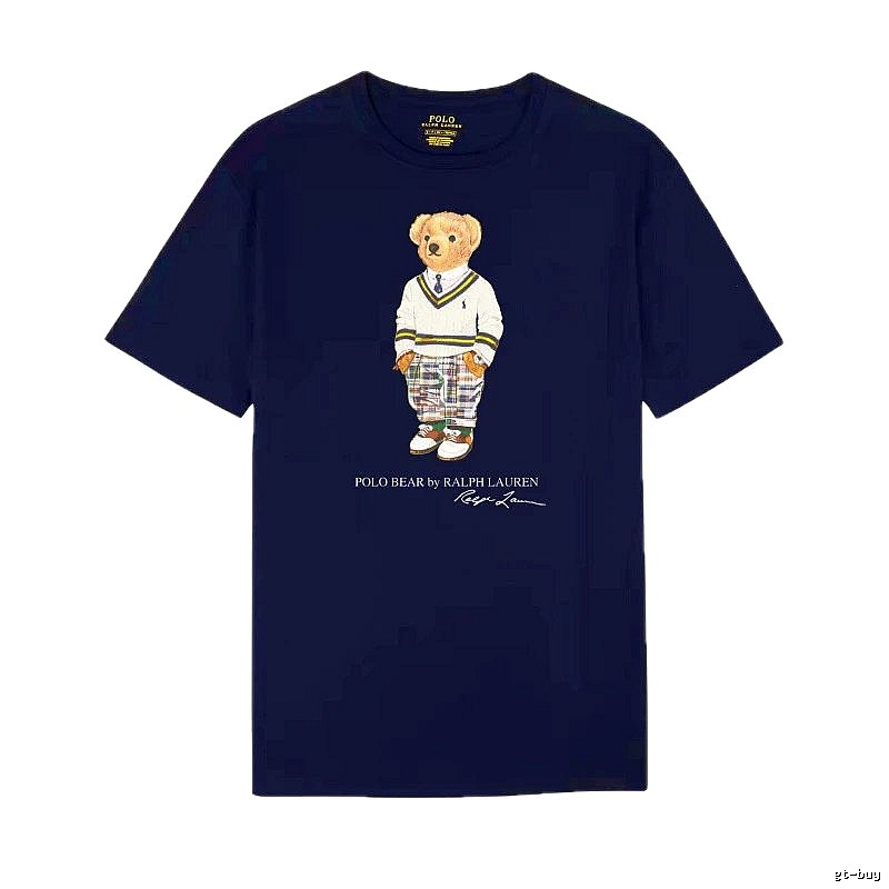 Ralph Lauren Bear Trend Brand Sapphire Blue T-shirt