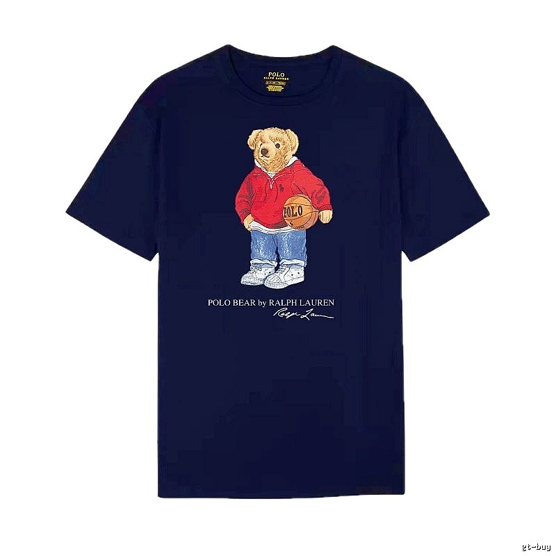 Ralph Lauren Bear Trendy Brand Royal Blue T-shirt