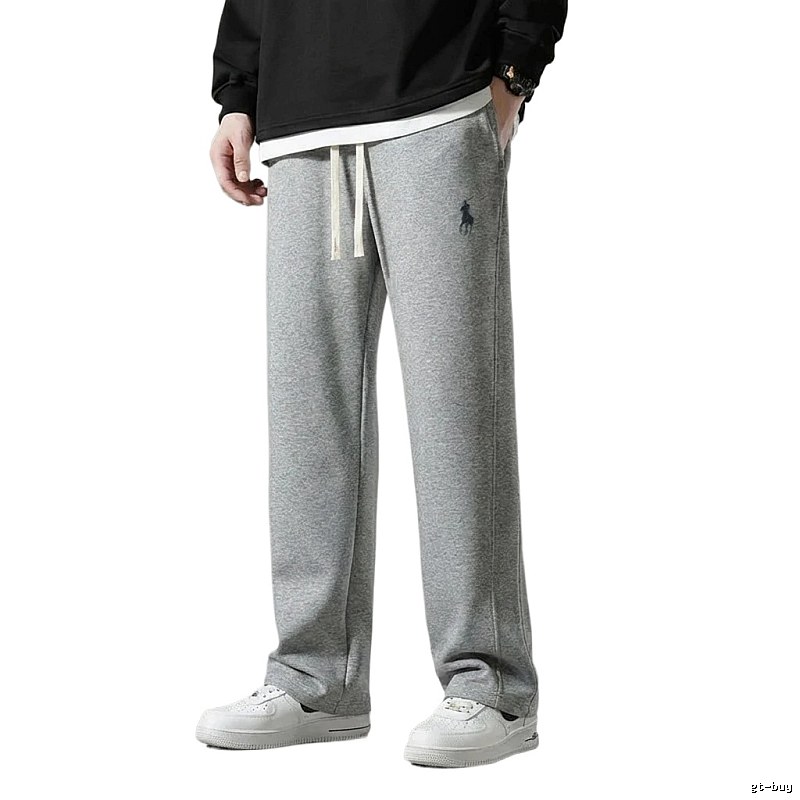 Ralph Lauren fleece-lined casual grey sweatpants