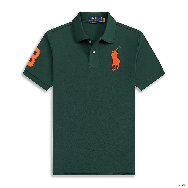 Ralph Lauren Polo American retro style dark green shirt