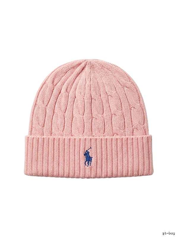 Ralph Lauren Polo Pink Knitted Hat