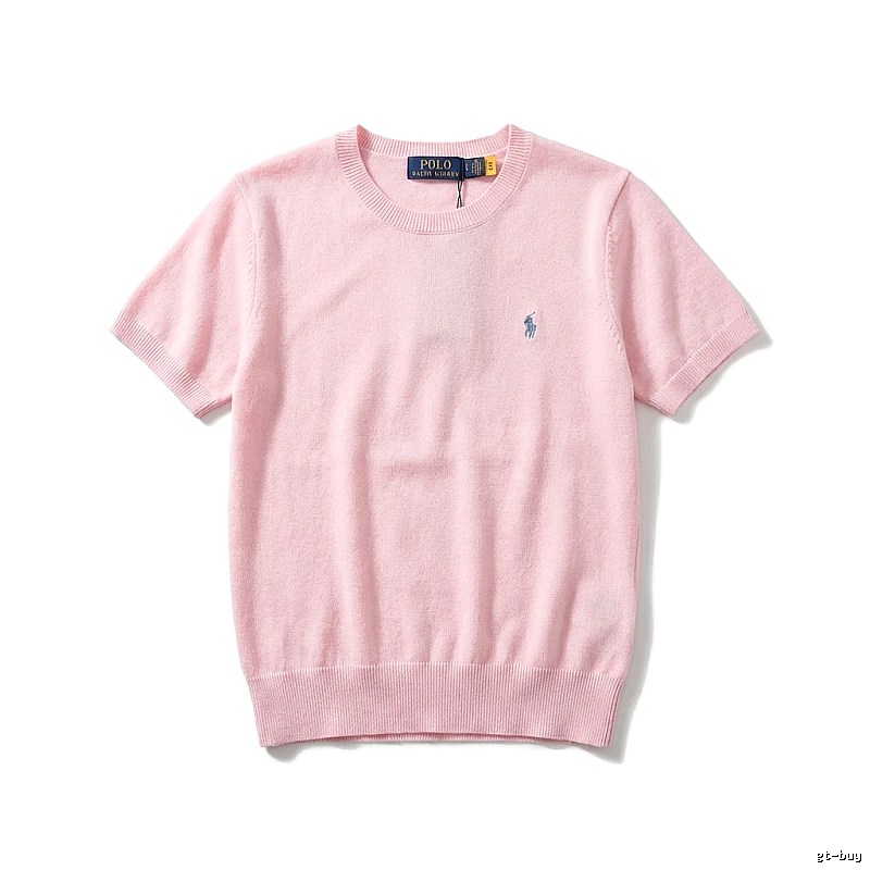 Ralph Lauren Polo pink trendy brand short-sleeve shirt