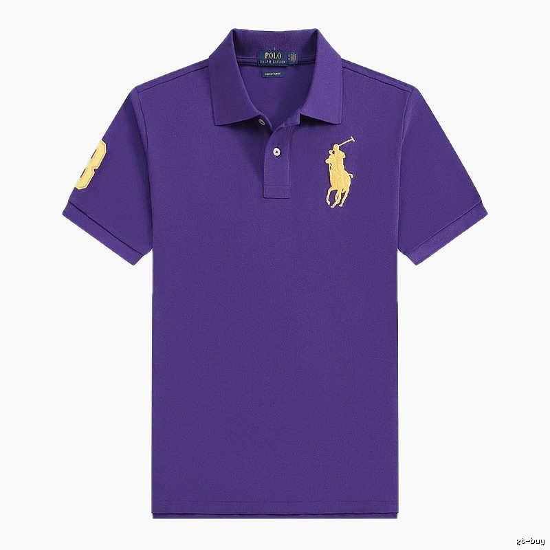 Ralph Lauren Polo Purple Classic Style Short-Sleeve