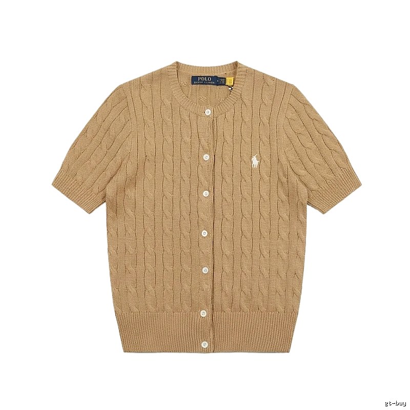 Ralph Lauren Polo Retro Brown Cardigan