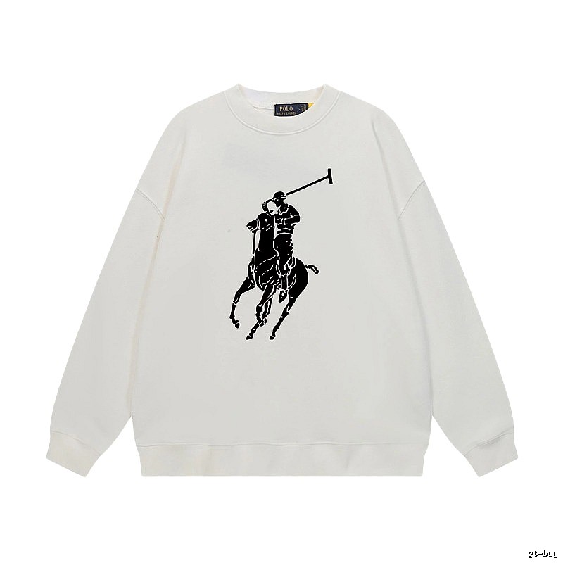 Ralph Lauren Polo Retro Style White Sweatshirt