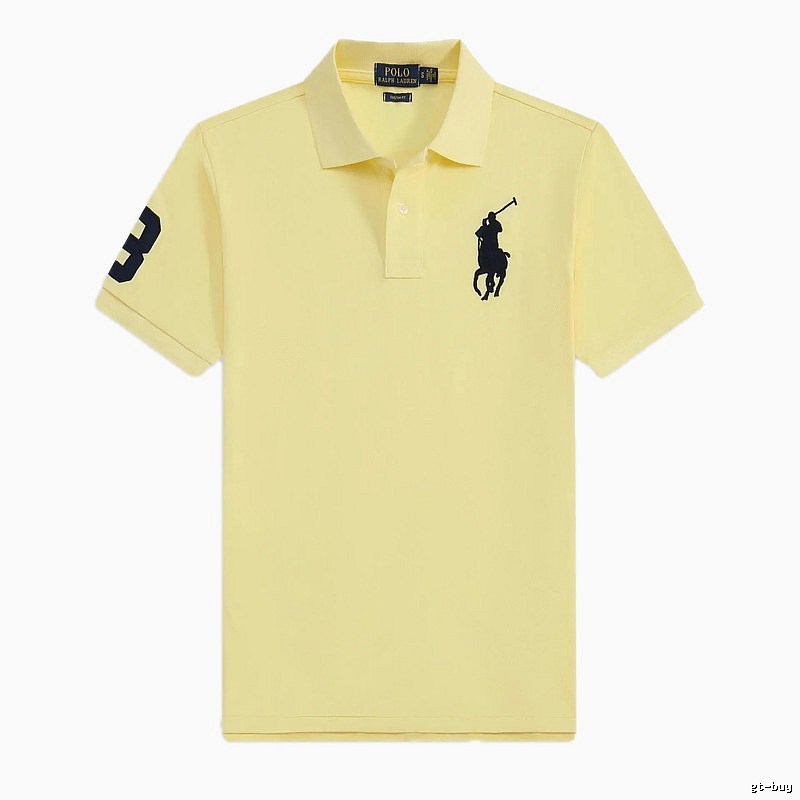 Ralph Lauren Polo Series Casual Yellow Polo Shirt
