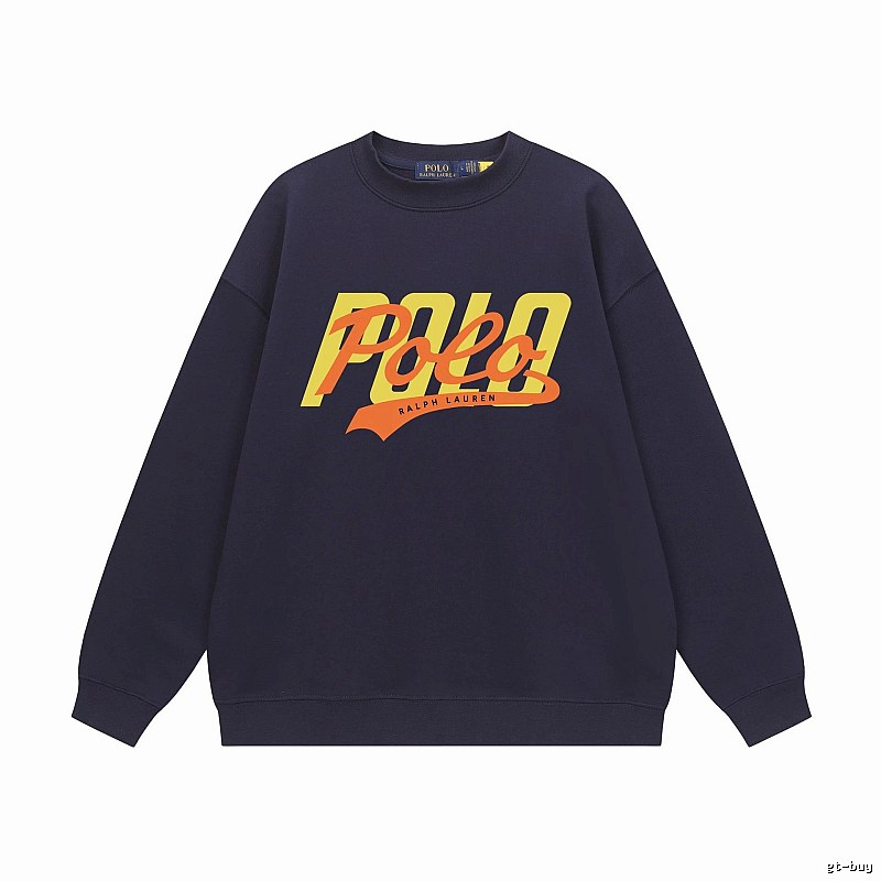 Ralph Lauren Polo Series Fashion Navy Blue Sweatshirt