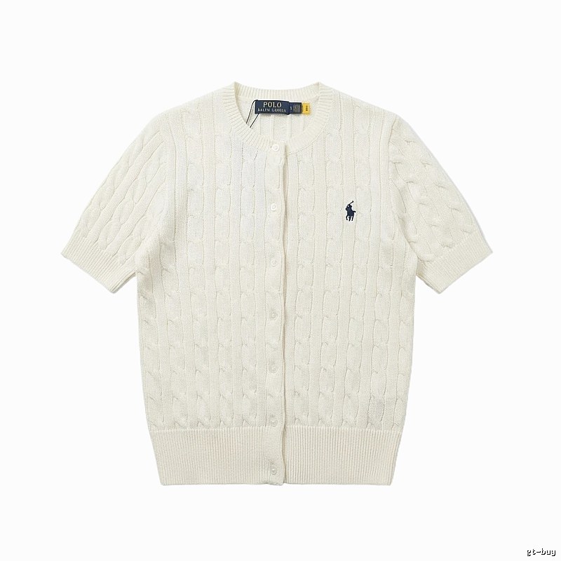 Ralph Lauren Polo white knitted cardigan