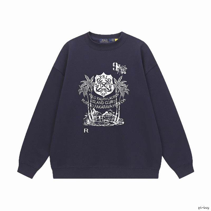 Ralph Lauren Printed Casual Style Sweatshirt