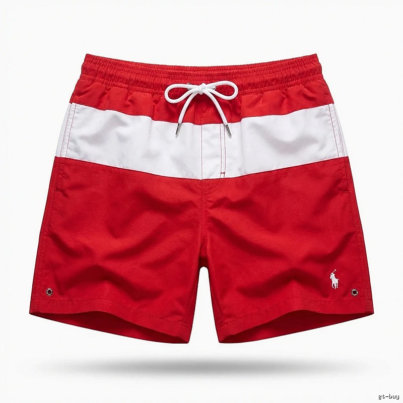 Ralph Lauren red and white color - block shorts