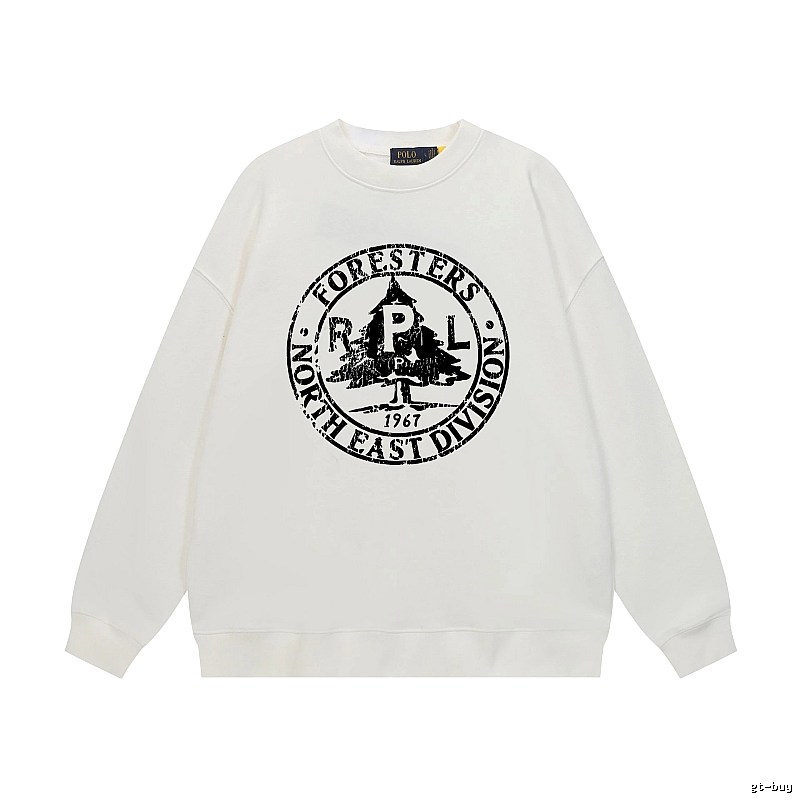 Ralph Lauren retro-style white sweatshirt
