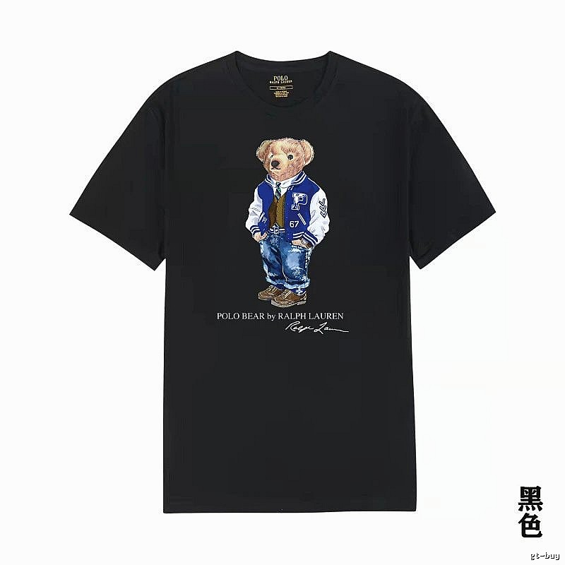 Ralph Lauren Teddy Bear Collection Black T-shirt
