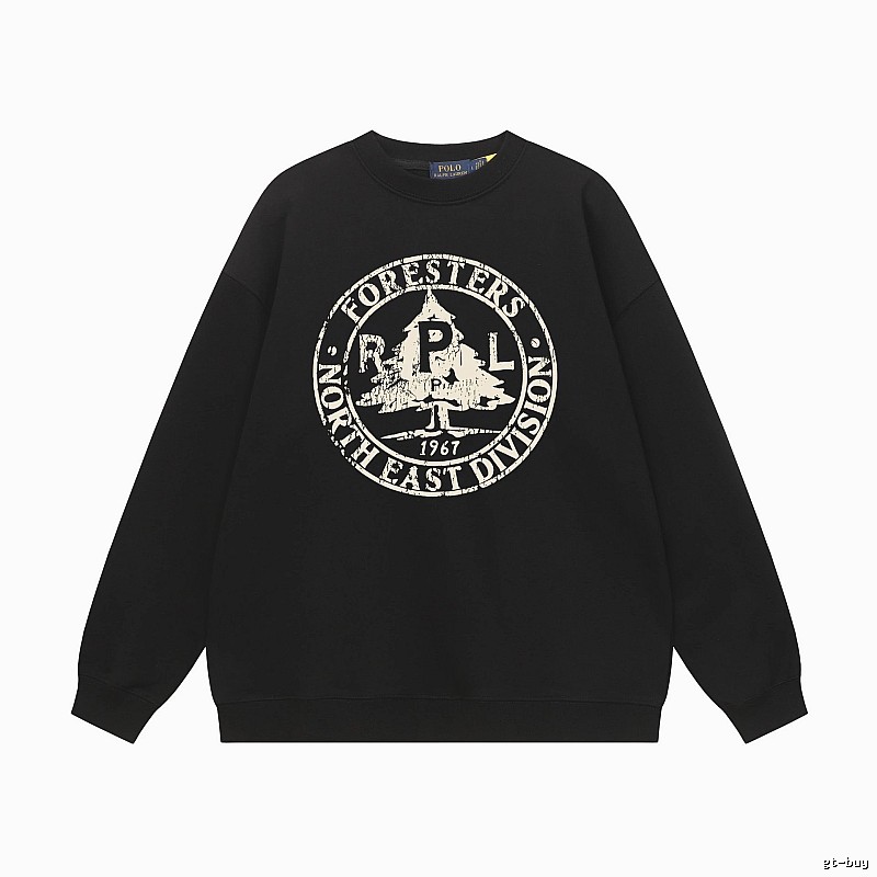 Ralph Lauren vintage-style black sweatshirt