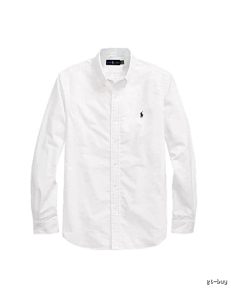 Ralph Lauren White Button-Down Shirt Casual Layering
