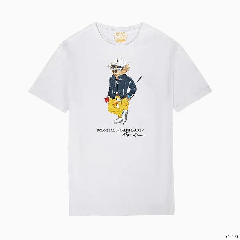 Ralph Lauren white T-shirt with bear print