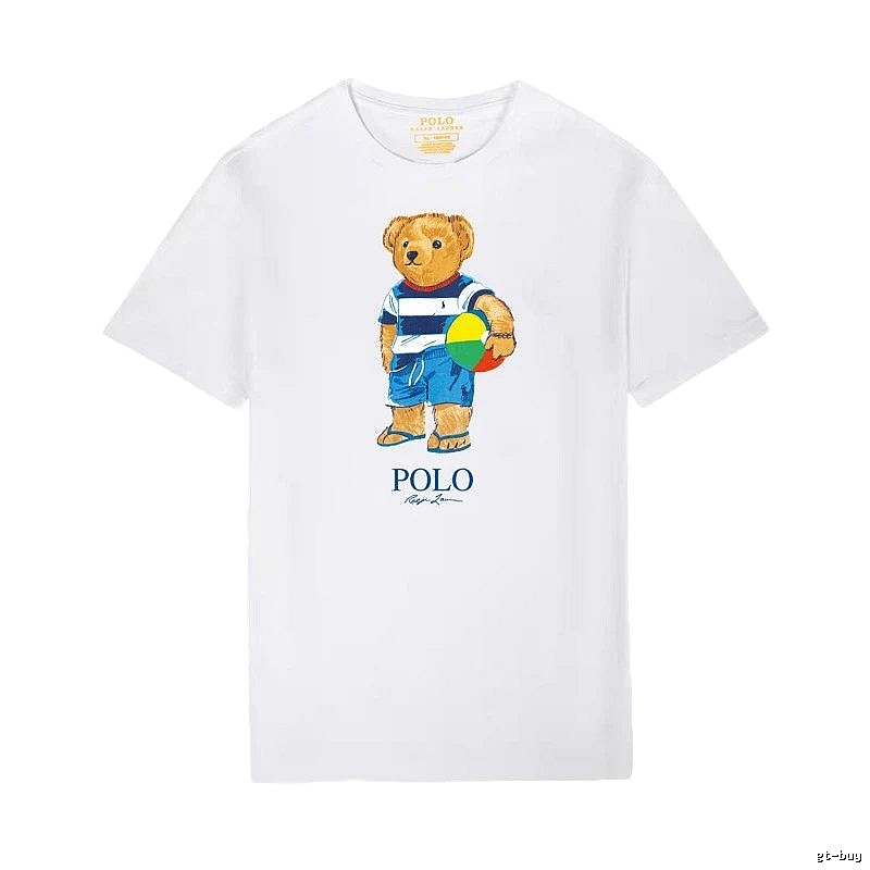 Ralph Lauren white T-shirt with teddy bear print