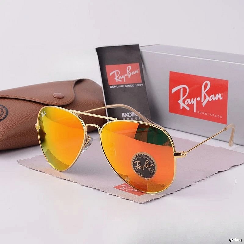 Ray-Ban Streetwear Aviator sunglasses Gold Tone Sunglasses with Logo Accent