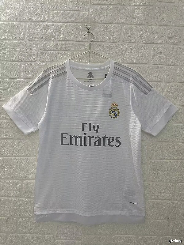 Real Madrid Classic Retro Teka soccer jersey White Retro Football with Travel-Friendly Style