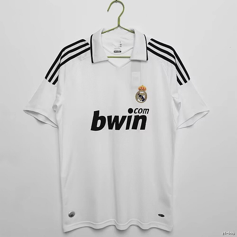 Real Madrid Patterned Retro Teka soccer jersey White Retro Football with Polished Detail