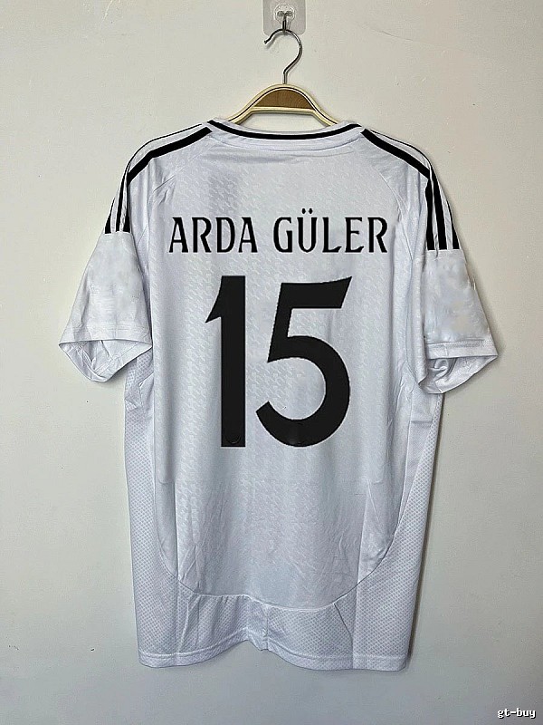 Real Madrid Relaxed Bellingham #5 soccer jersey White Real Madrid with Designer-Inspired Detail