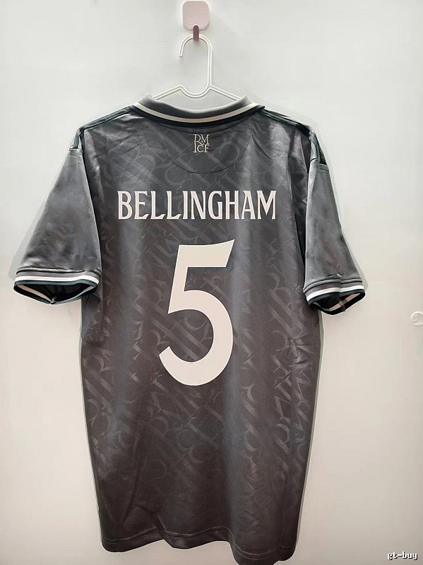 Real Madrid Relaxed Bellingham #5 soccer jersey White Real Madrid with Versatile Design