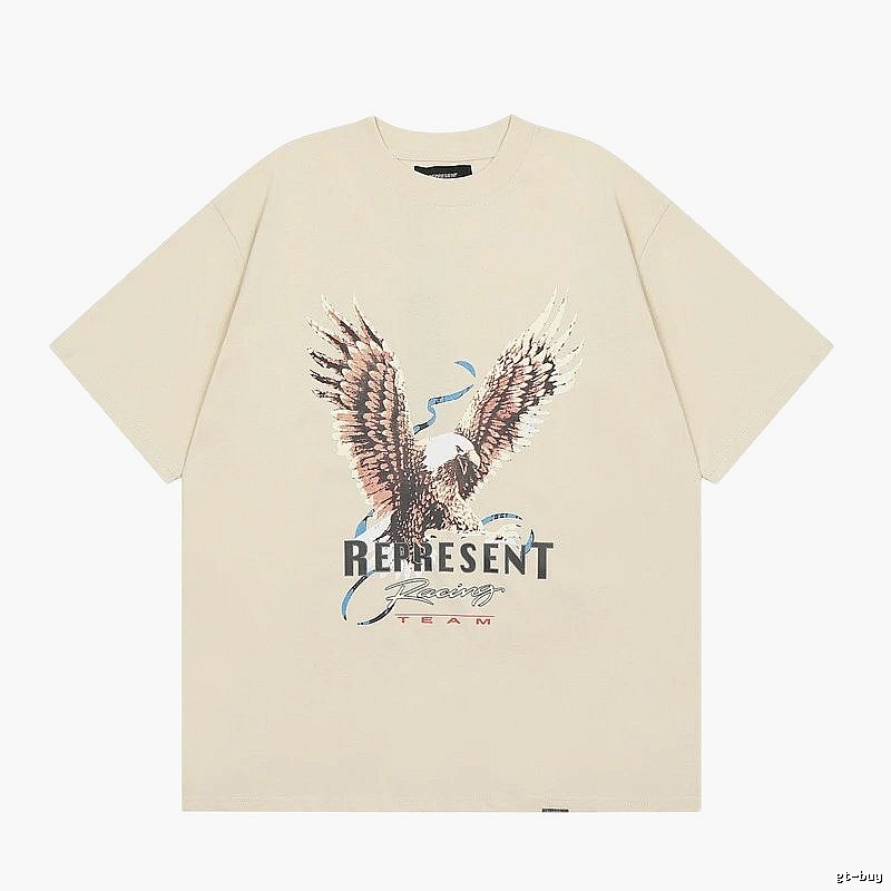 Represent Flying Eagle Vintage Beige T-Shirt