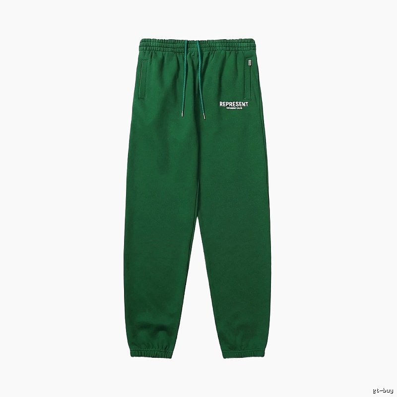Represent Trendy Brand Casual Green Sweatpants