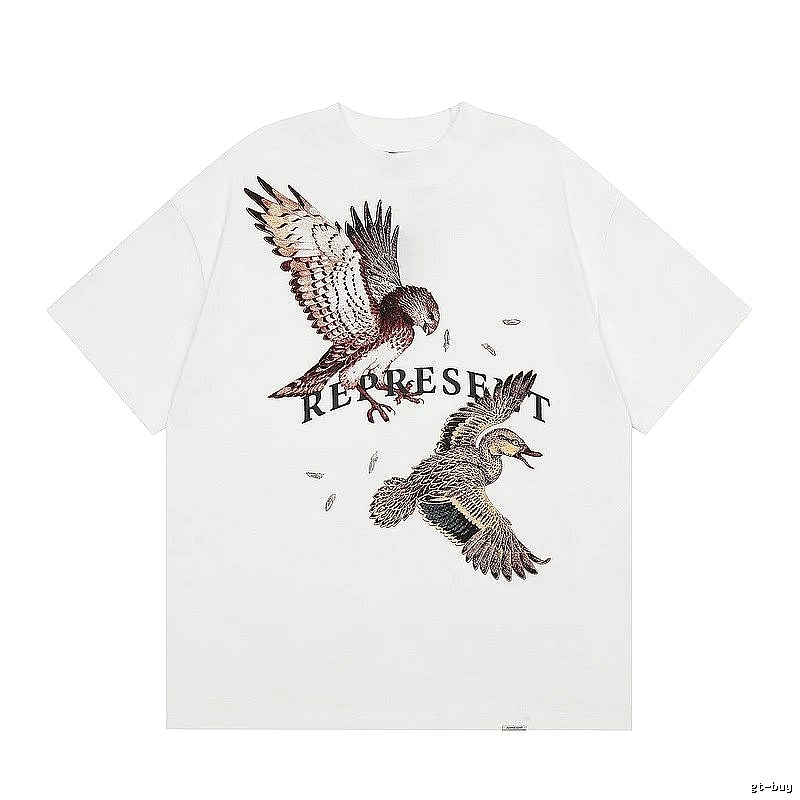 Represent White Style 858 Owners Club T-Shirt Active Casual Logo