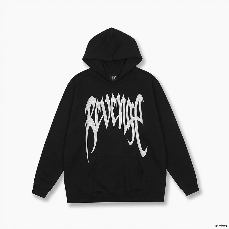Revenge Gothic Style Black Hoodie