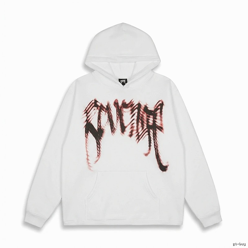 Revenge Gothic Style White Hoodie