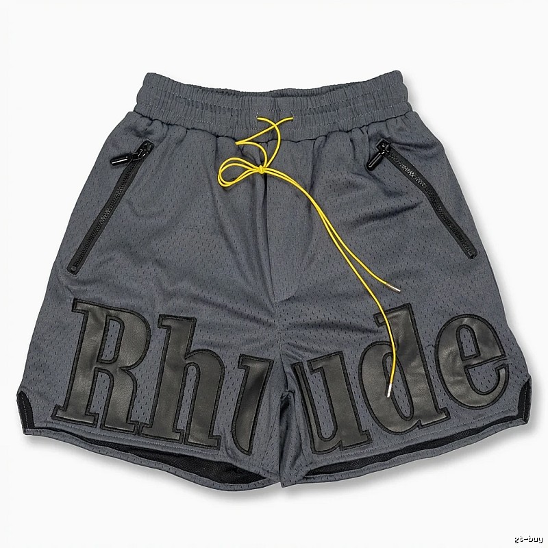 RHUDE sporty grey shorts