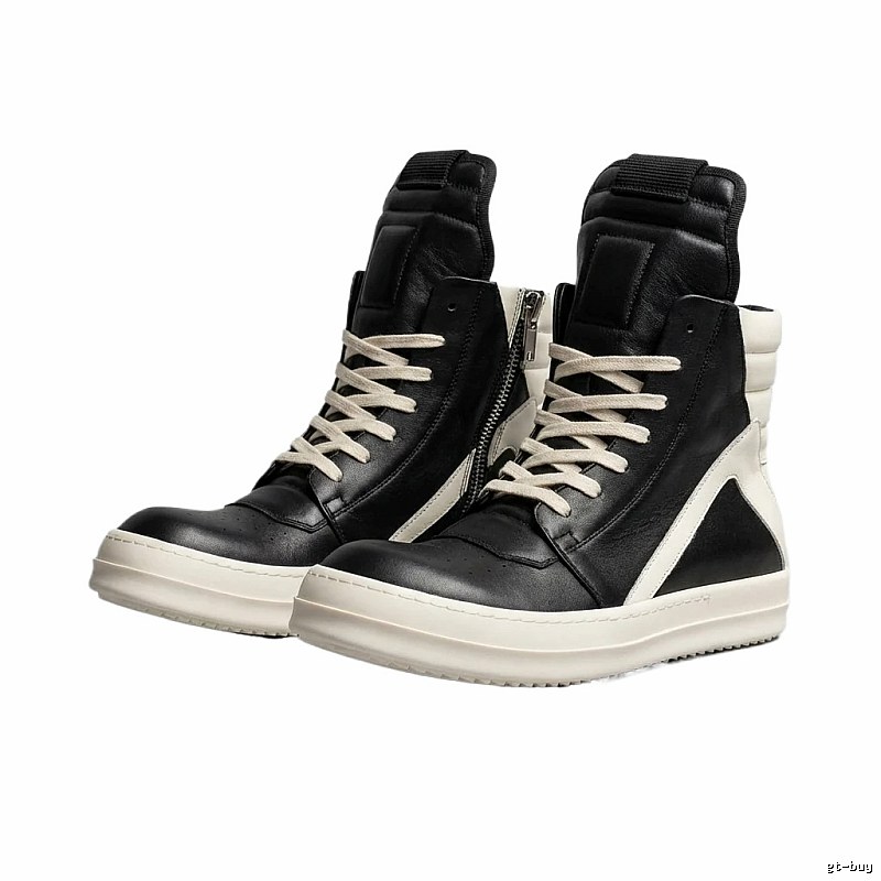 Rick Owens dark high-top shoes