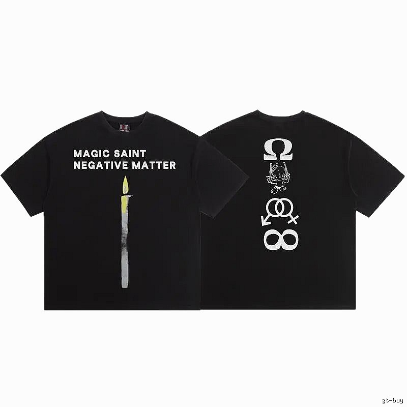 SAINT Magic Collection Street Style Black T-Shirt