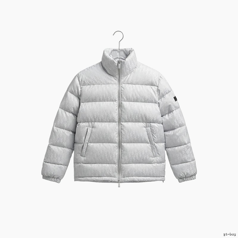 Simple-style white Dior down jacket