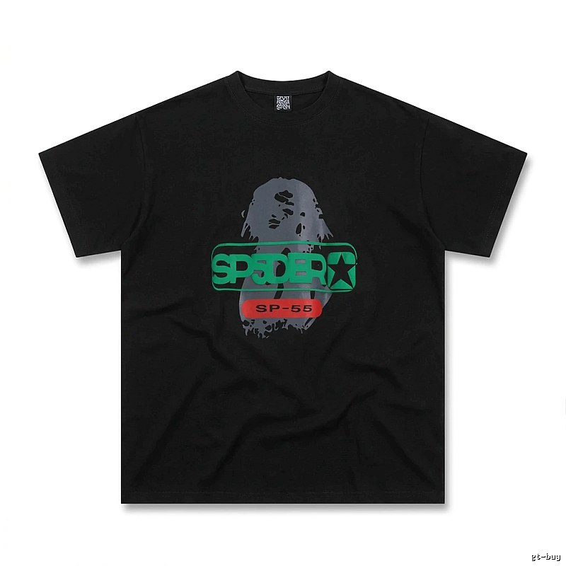 Sp5der Dark Cool Trend Short Sleeve
