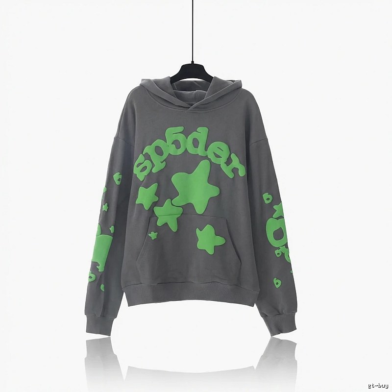 SP5der Star Trendy Cool Gray Sweatshirt