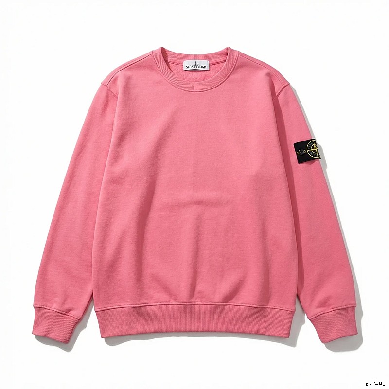 Stone Island basic pink sweatshirt