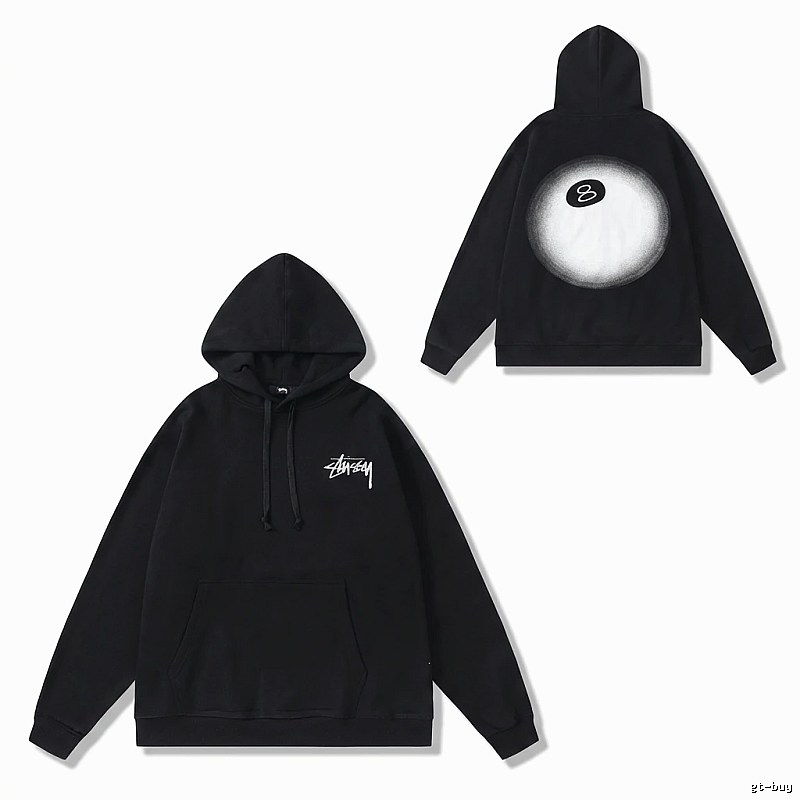 Stussy 8-ball Black Hoodie