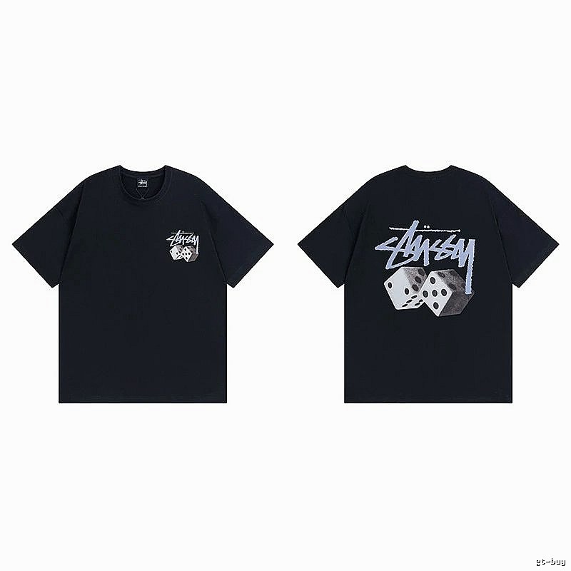 Stussy Black Spider Graphic T-Shirt Layered Outfit Logo