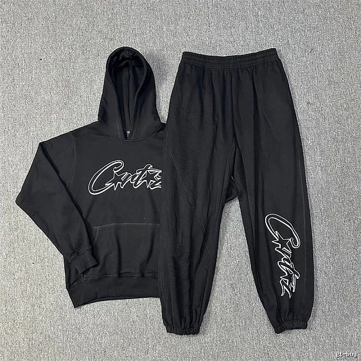 Stussy Black Tracksuit Set Smart Casual Logo