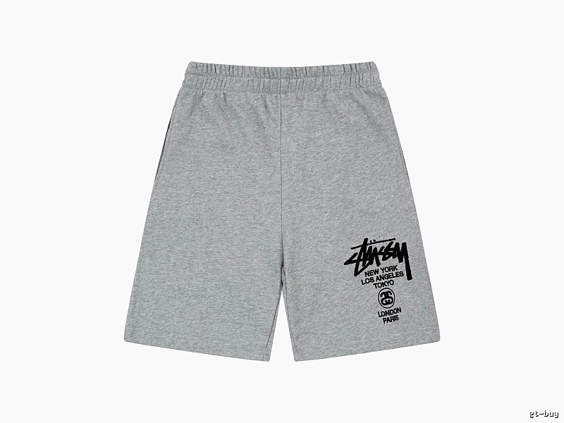 Stussy classic casual gray shorts