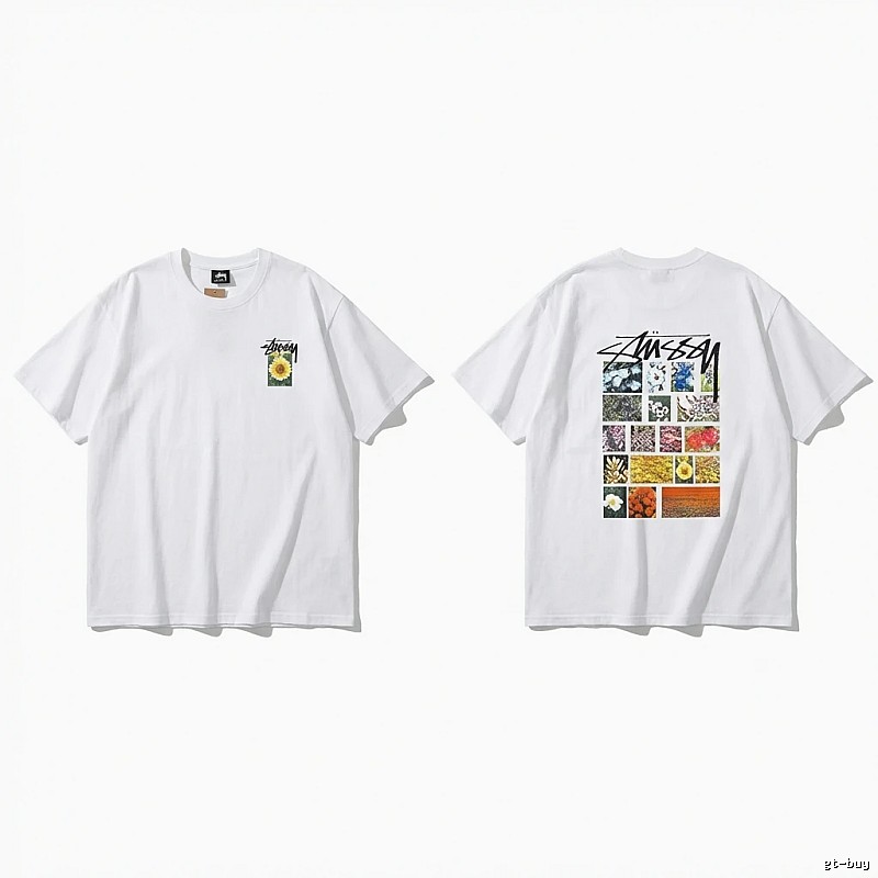 Stussy Floral Series White T-shirt