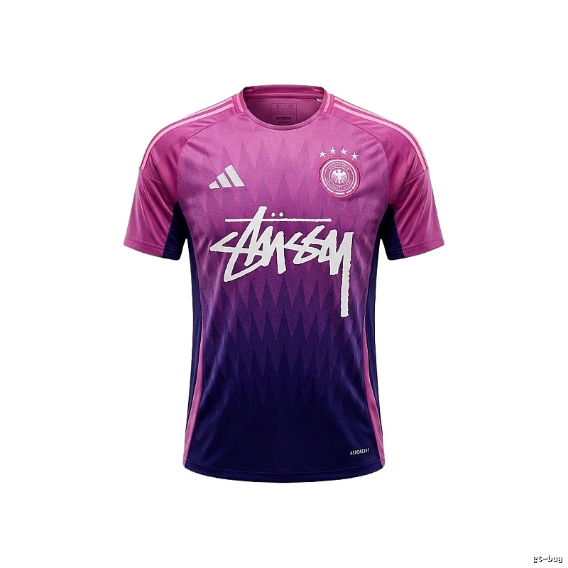 Stussy Gradient Style Pink-Purple T-shirt
