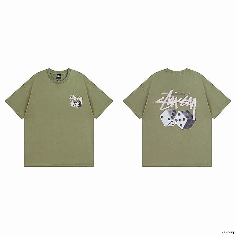 Stussy Green Spider Graphic T-Shirt Everyday Rotation Logo